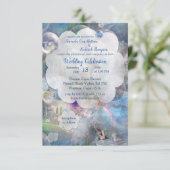 Phantasmagoria Fantasy Bruiloft Bedankkaart (Staand voorkant)