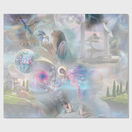 Phantasmagoria Fantasy Cadeaupapier (Vlak)