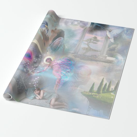 Phantasmagoria Fantasy Cadeaupapier (Uitgerold)
