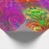 [Phantasmagoria] gedraaide zwirlingkleuren Cadeaupapier (Hoek)