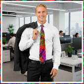 [Phantasmagoria] gedraaide zwirlingkleuren Stropdas