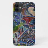 Phantasmagoric Lotus Flower Garden Case-Mate iPhone Case (Achterkant)