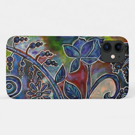 Phantasmagoric Lotus Flower Garden Case-Mate iPhone Case (Achterkant (horizontaal))