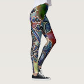 Phantasmagoric Lotus Flower Garden Leggings (Rechts)