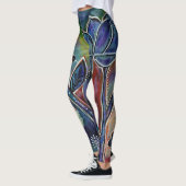 Phantasmagoric Lotus Flower Garden Leggings (Links)