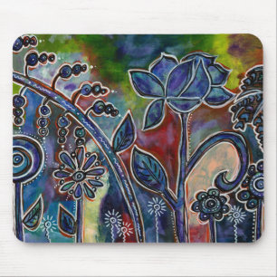 Phantasmagoric Lotus Flower Garden Muismat