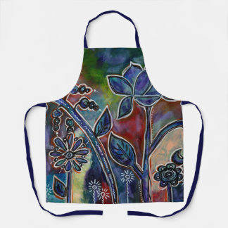Phantasmagoric Lotus Flower Garden Schort