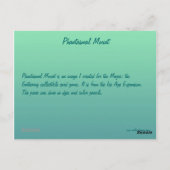 Phantasmal Mount Briefkaart (Achterkant)