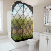 Phantasta's: Grenzen van het feiharde landdoucherg Douchegordijn (In situ)