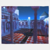Phantastes: Courtyard of the Palace Fleece Blanket (Voorkant (Horizontaal))