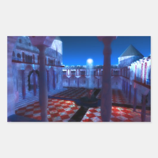 Phantastes: Courtyard of the Palace Stickers (Voorkant)