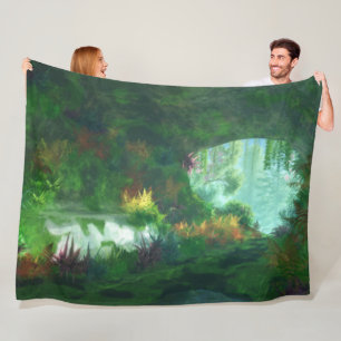 Phantastes: Dame van de marmeren vliesdeken Fleece Deken