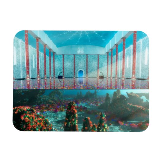Phantastes: de airy Bath Flexible Magnet Magneet (Horizontaal)