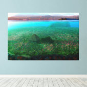 Phantastes: De Island Cottage Canvas Print (Insitu (Houten vloer))