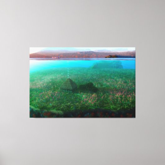 Phantastes: De Island Cottage Canvas Print (Voorkant)