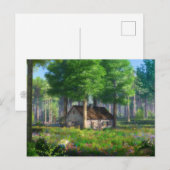 Phantastes: Het bos huisje Briefkaart (Voorkant / Achterkant)