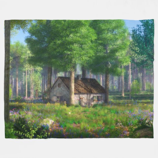 Phantastes: Het bos huisje gooien deken (Voorkant (Horizontaal))