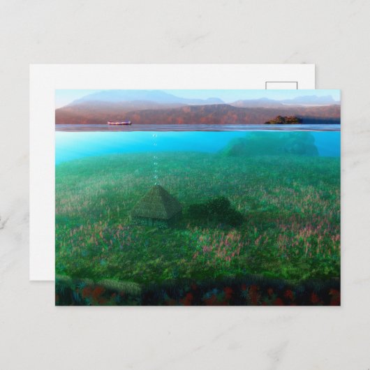 Phantastes: Het Island Cottage Briefkaart (Voorkant / Achterkant)