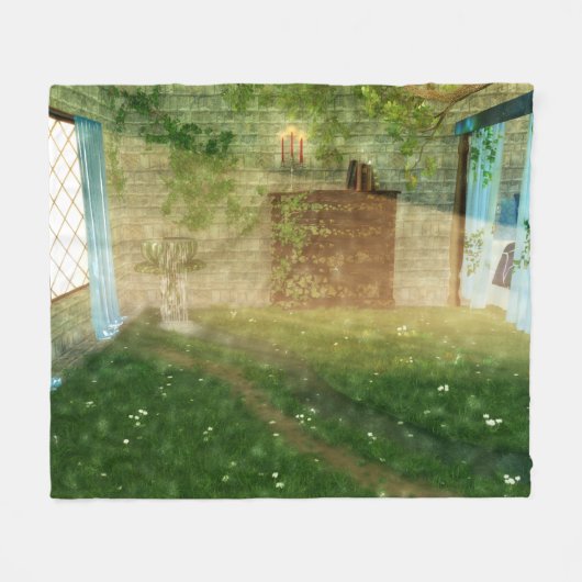 Phantastes: Into Fairy Land Fleece Blanket Deken (Voorkant (Horizontaal))