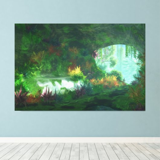 Phantastes: Lady of the Marble Canvas Print (Insitu (Houten vloer))