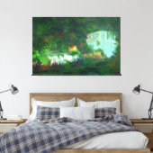 Phantastes: Lady of the Marble Canvas Print (Insitu (Slaapkamer))