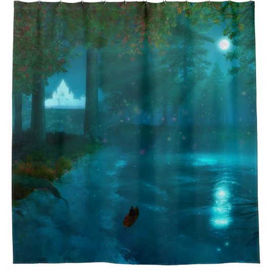 Phantastes: naar het Fairy Palace Shower Curtain Douchegordijn (Voorkant)