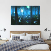 Phantastes: Nacht in Fairy Land Canvas Print (Insitu (Slaapkamer))