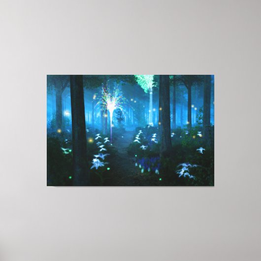 Phantastes: Nacht in Fairy Land Canvas Print (Voorkant)