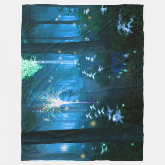 Phantastes: Nacht in Fairy Land Fleece Deken (Voorkant)