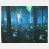 Phantastes: Nacht in Fairy Land Fleece Deken (Voorkant (Horizontaal))