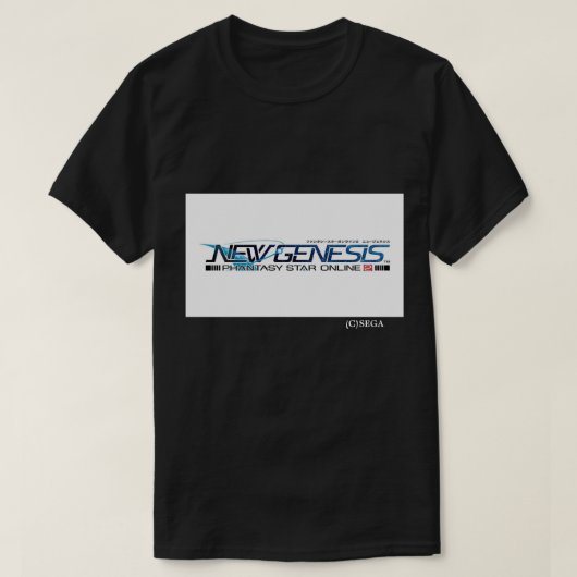 Phantasy Star Online 2: nieuwe Genesis-logo shirt (Design voorkant)