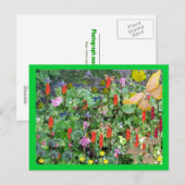 Phantasy-tuin Briefkaart (Voorkant / Achterkant)