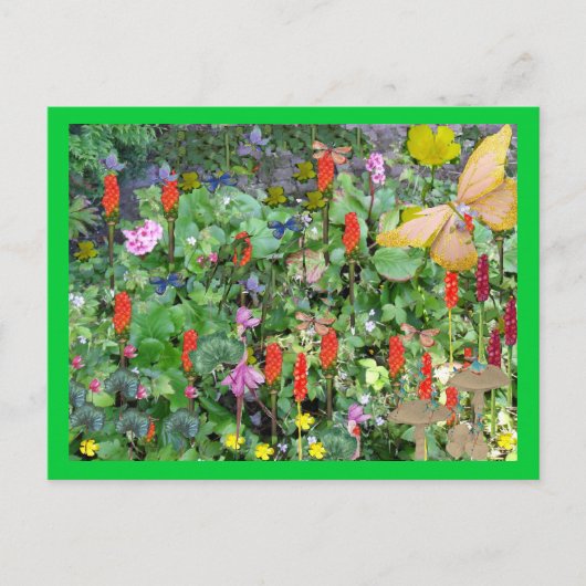 Phantasy-tuin Briefkaart (Voorkant)