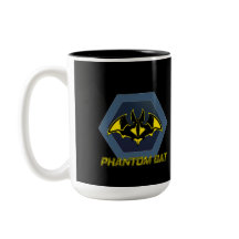 Phantom bat superheld logo mok