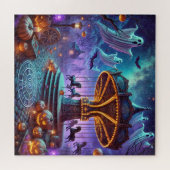 Phantom Carousel Halloween Legpuzzel (Horizontaal)