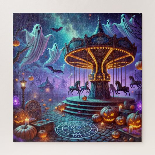 Phantom Carousel Halloween Legpuzzel (Verticaal)