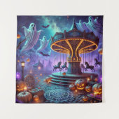 Phantom Carousel Halloween Wandkleed (Voorkant)