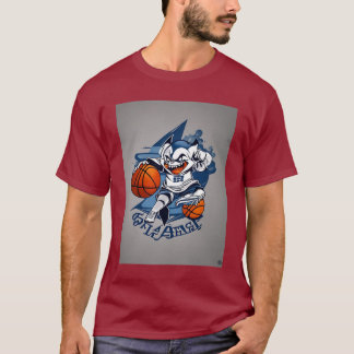 Phantom Dunk: het ultieme basketbalspook T-shirt