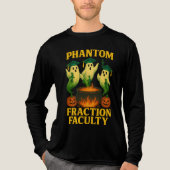 Phantom Fraction Faculty Ghosts Halloween Tri-Blend Shirt (Voorkant volledig)