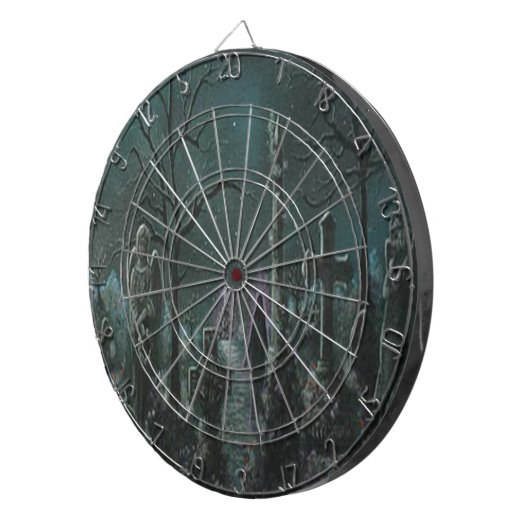 Phantom Graveyard Dart Board Dartbord (Voorkant Rechts)