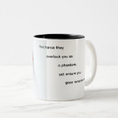 Phantom Hideaway Heat Sensitive Mug Tweekleurige Koffiemok (Voorkant rechts)