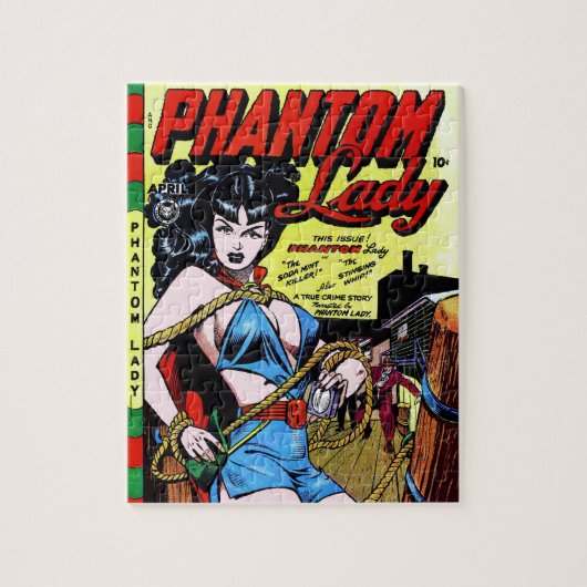 Phantom Lady 17  Comic Book Matt Baker Legpuzzel (Verticaal)