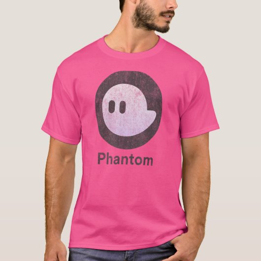 Phantom NFT en Crypto Defi Wallet op de Solana T-shirt (Voorkant)