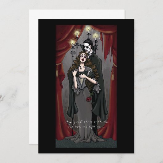 Phantom Notecard Bedankkaart (Voorkant / Achterkant)