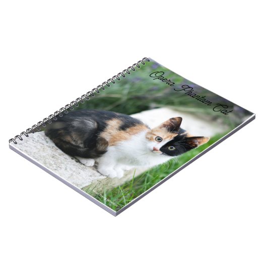 Phantom Opera Cat Notitieboek (Linkerzijde)