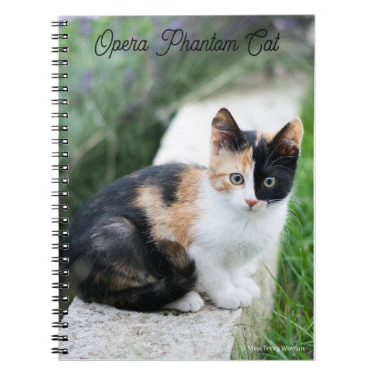 Phantom Opera Cat Notitieboek (Voorkant)