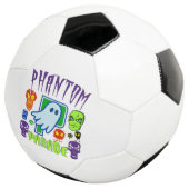 Phantom parade spookachtig spookschedelontwerp voetbal (Drie kwart)