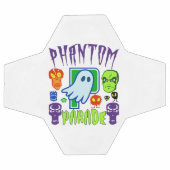 Phantom parade spookachtig spookschedelontwerp voetbal (Enkel)