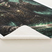 Phantom Pirate Skull – Dark Fantasy Reaper Fleece Sherpa Deken (3/4)