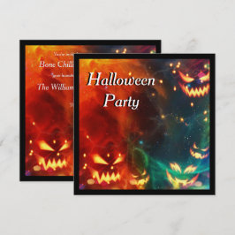 Phantom Pompoenen Halloween Feest Kaart